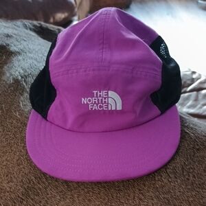 Child's North Face Purple and Black Hat